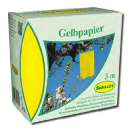 žltý lepový papier