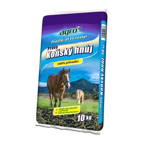 Pravý konský hnoj - 10 kg