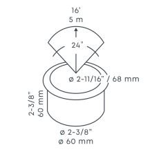Svietidlo zabudovateľné - in-lite FLUX - priemer 60 mm (bez prstenca) (3) (4)