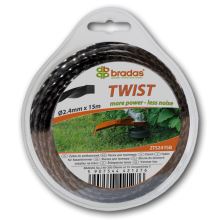 Žacie lanko - TWIST - 2,4 mm x 15 m - prierez TWIST - blister