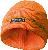 Čiapka - GEBOL - s reflexným pásikom - farba oranžová