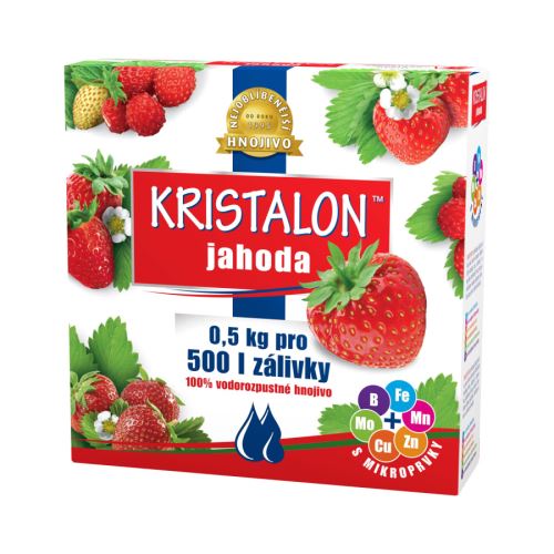 Hnojivo kryštalické - Kristalon Jahoda - 0,5 kg