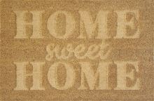 Koberček pred dvere - vzor Home sweet home - PVC s kokosovým vláknom - 45 x 75 cm