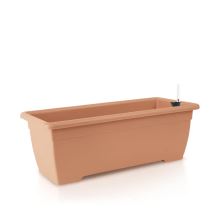 Kvetináč / Truhlík BALCONY CAN + zavlažovací systém - farba: terakota - 50 cm