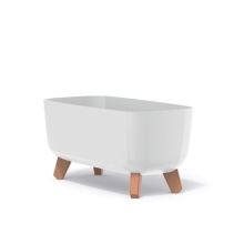 Kvetináč GRACIA CASE 39 cm - farba: biela