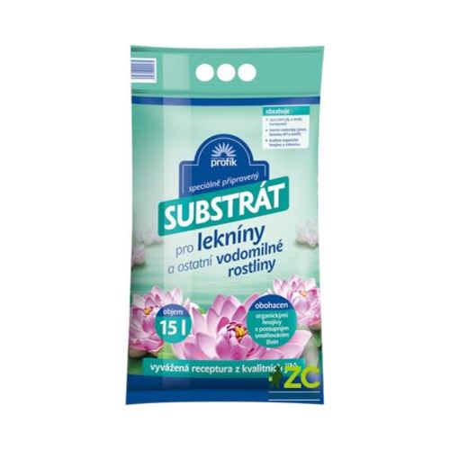 substrát vodné rastliny