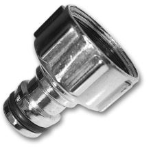 Konektor / adaptér na kohútik - zinok/chróm - 1/2 "